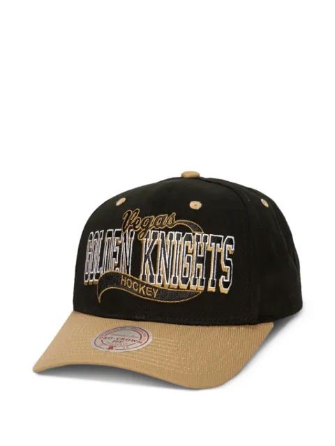 Mitchell & Ness Vegas Golden Knights block tonal topstitching cap Black HP8957VGKBLCK