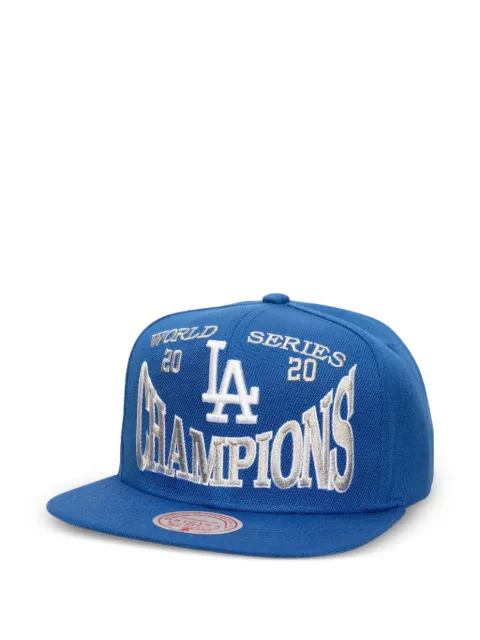 Mitchell & Ness MLB 2020 Los Angeles Dodgers embroidered snapback cap Blue HS8038LAD