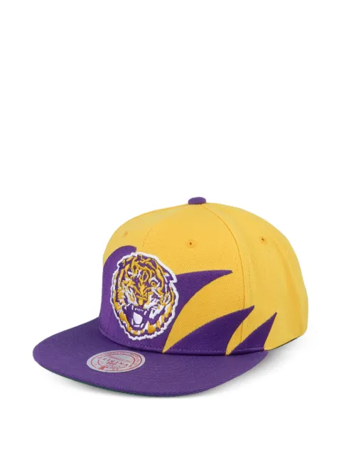 Mitchell & Ness Sharktooth logo snapback cap Yellow HHSS3304LSUYYPPPYWPR