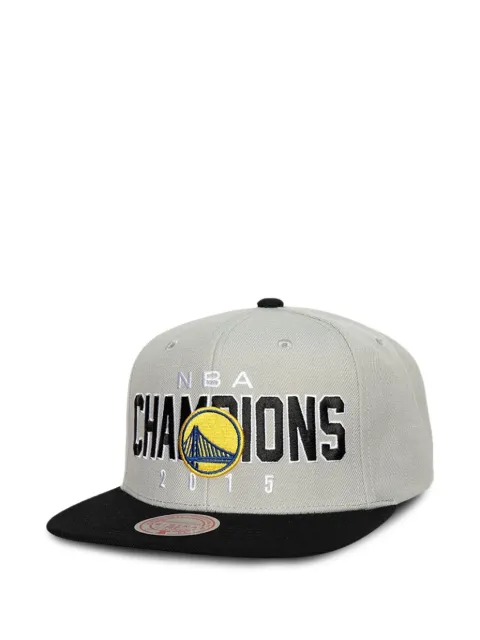 Mitchell & Ness logo snapback cap Grey HHSS4512GSWYYPPPGYBK