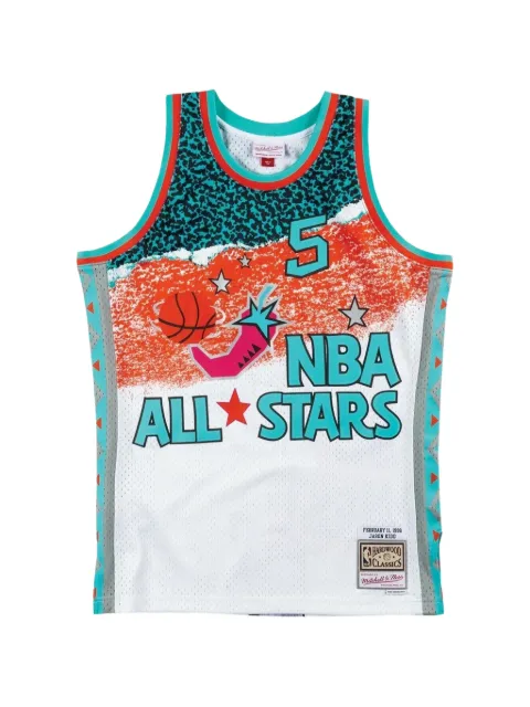 Mitchell & Ness NBA Sublimated Jason Kidd swingman jersey White SMJYNG18436ASWWHIT96JKI