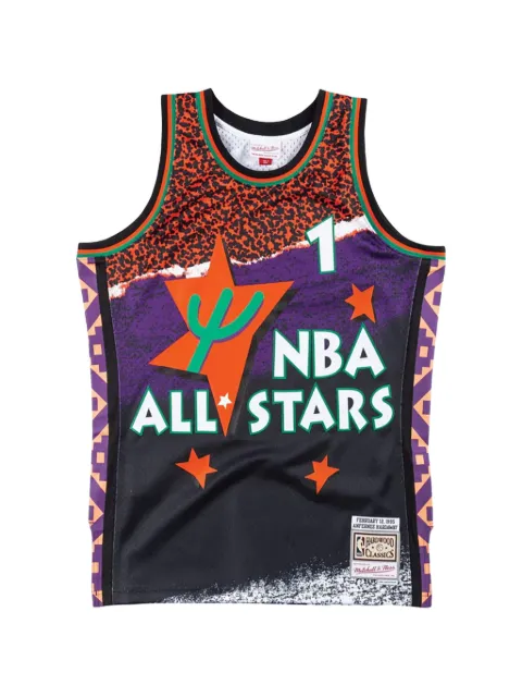 Mitchell & Ness x NBA Anfernee Hardaway sublimated swingman vest Black SMJYNG18432ASEBLCK95AHA