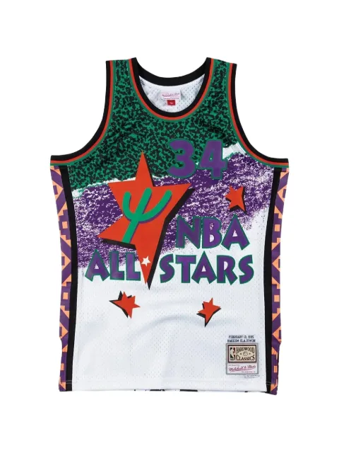 Mitchell & Ness printed tank top White SMJYNG18434ASWWHIT95HOL