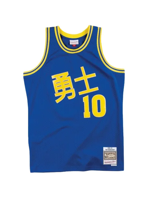 Mitchell & Ness x NBA Tim Hardaway vest Blue SMJYNG18405GSWROYA90THA