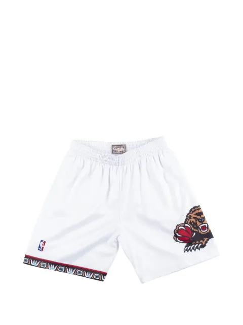 Mitchell & Ness NBA "1998-99 Vancouver Grizzlies" graphic-pattern running shorts White SMSHCP18155VGRWHIT98