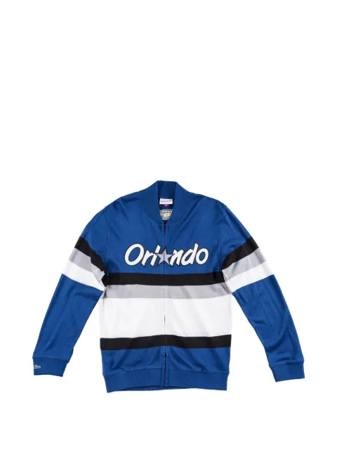 Mitchell & Ness NBA stripe full zip sweatshirt Blue SWTRAJ18024OMAROYA