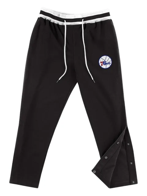 Mitchell & Ness Philadelphia 76ers reversed fleece tearaway track pants Black SWPTBW18047P76BLCK