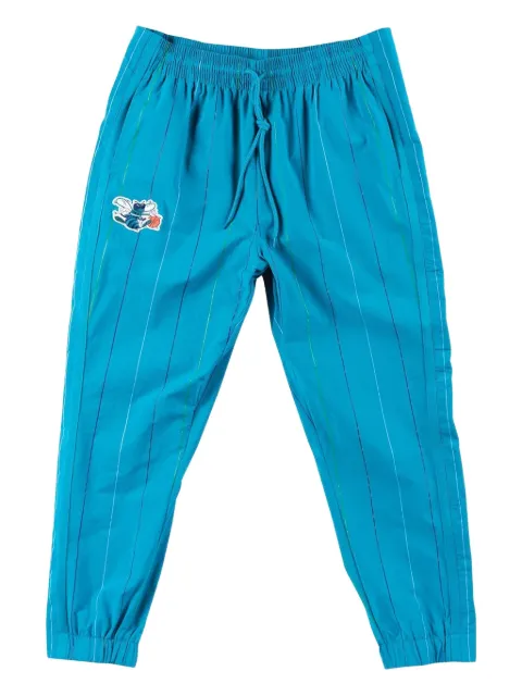 Mitchell & Ness x NBA Charlotte Hornets pinstripe track pants Blue WUPTMG18034CHOHRBL1