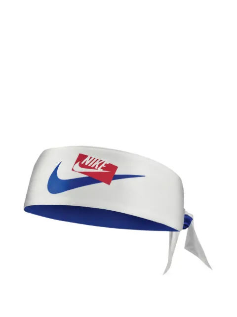 Nike Dri-Fit logo-print headband Blue N0000245963