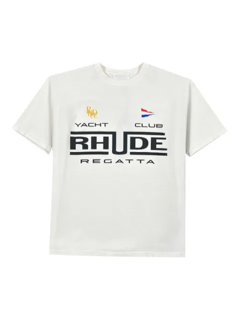 RHUDE Regatta Club T-shirt Neutrals RHPS26TT05012