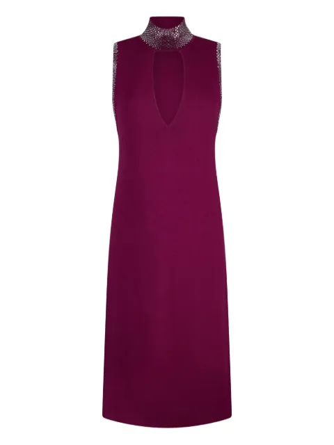 LIU JO knit dress with rhinestones Purple WA6223MS55N92428