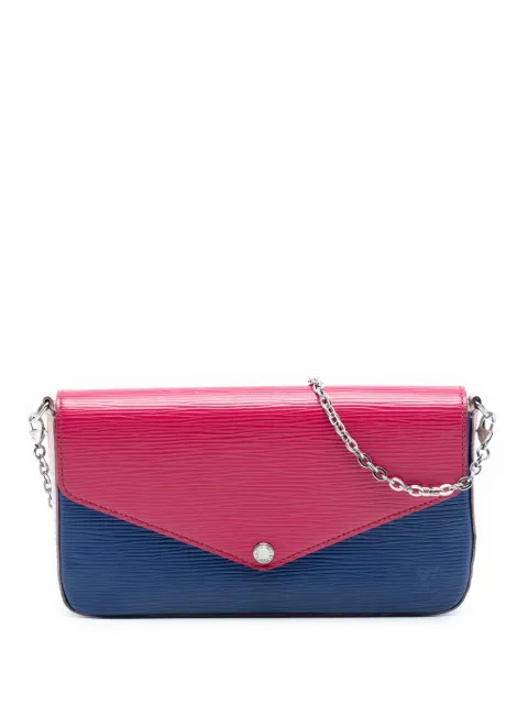 Louis Vuitton Pre-Owned 2016 Epi Tricolor Pochette Felicie crossbody bag Pink RNUQ7C7DUXP0897L