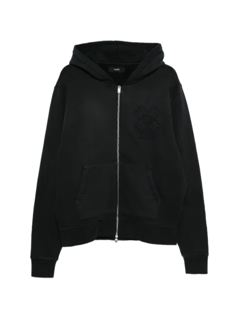 AMIRI MA Quad zip hoodie Black AMTOJR1034