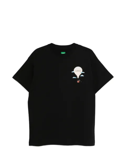FLÂNEUR graphic-print T-shirt Black FTSH180