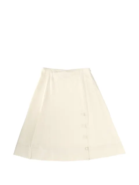 Jil Sander buttoned midi skirt Neutrals J01MA0168J76018109