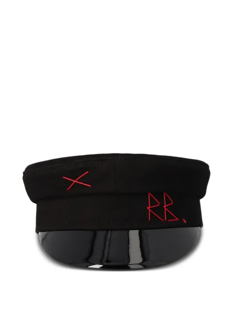 Ruslan Baginskiy embroidered-detail cap hat Black KPC033PS26CBLACK