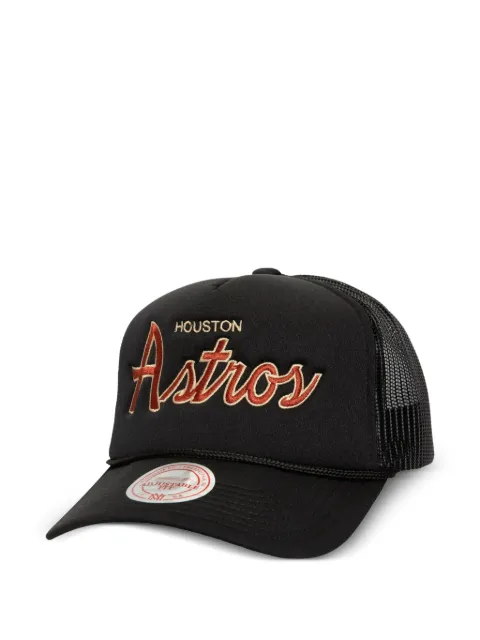 Mitchell & Ness MLB Cooperstown Script trucker cap Black HT8216HASBLCK