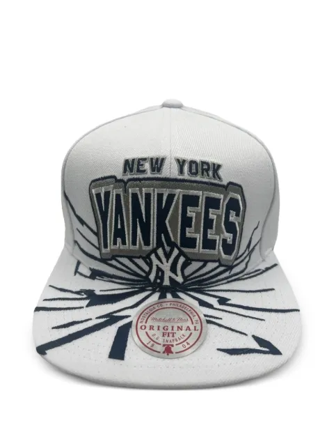 Mitchell & Ness MLB aftershock snapback cap White HS8550NYYWHIT