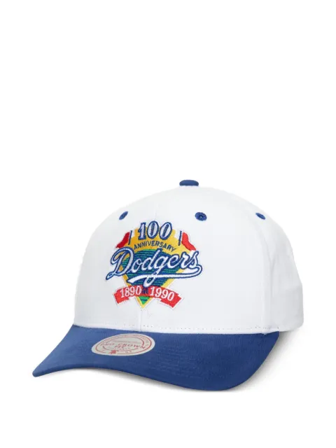 Mitchell & Ness x Los Angeles Dodgers embroidered snapback cap White HP8181LADWHIT