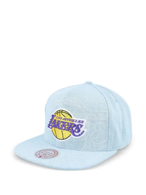 Mitchell & Ness NBA Los Angeles Lakers stitcher snapback cap Blue HS9458LALLTBL