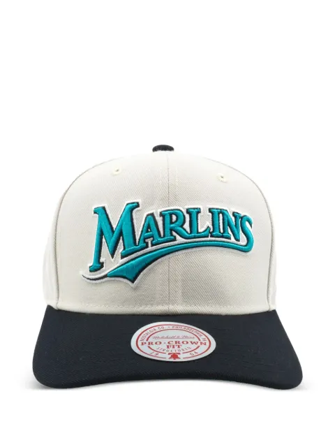 Mitchell & Ness Miami Marlins MLB Cooperstown Off Word Pro cap Neutrals HP11517FMA
