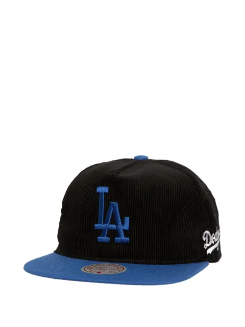 Mitchell & Ness x MBL Los Angeles Dodgers cord snapback cap Black HM10166LADBLCK