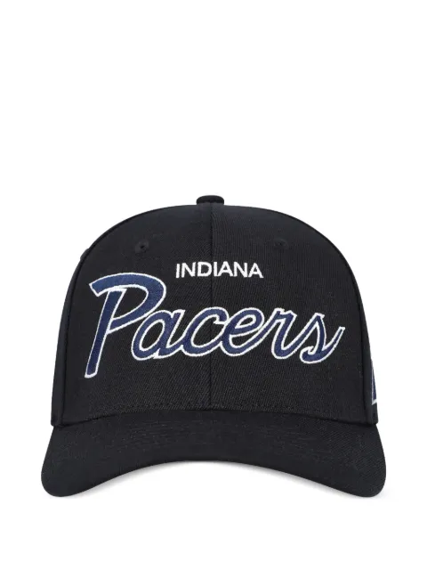 Mitchell & Ness x NBA Indiana Pacers team script 2.0 snapback cap Black HHSS3281IPAYYPPPBLCK