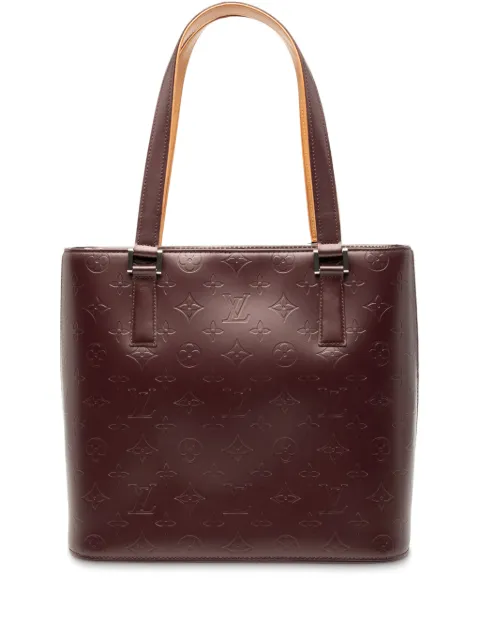 Louis Vuitton Pre-Owned 2002 Monogram Mat Stockton tote bag Red G7064ZS17U9JVC9I