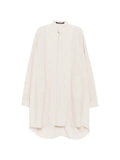 Julius shirred shirt Neutrals 927SHM2LP