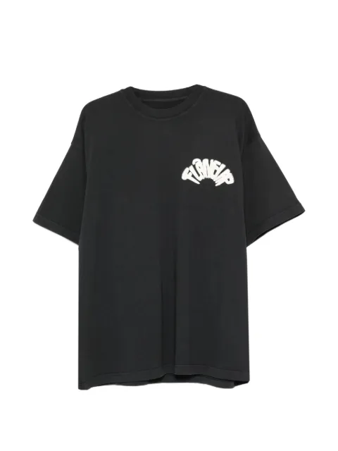 FLÂNEUR logo-graphic T-shirt Black FTSH107