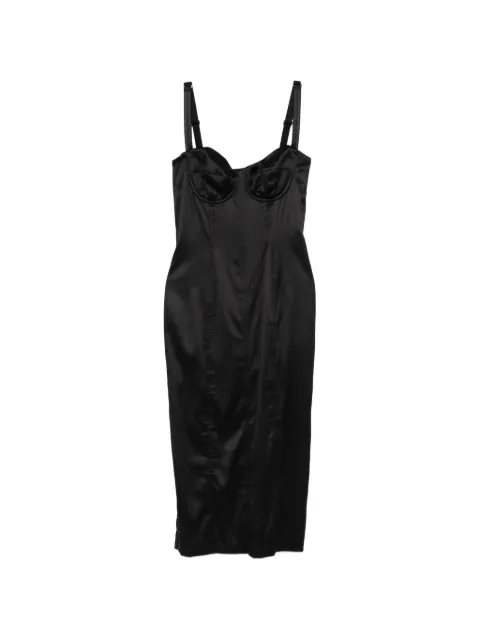 Dolce & Gabbana black midi dress Black F6DIHTFURAG