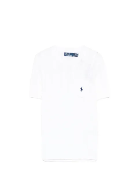 Polo Ralph Lauren logo-detail T-shirt White 211971873005