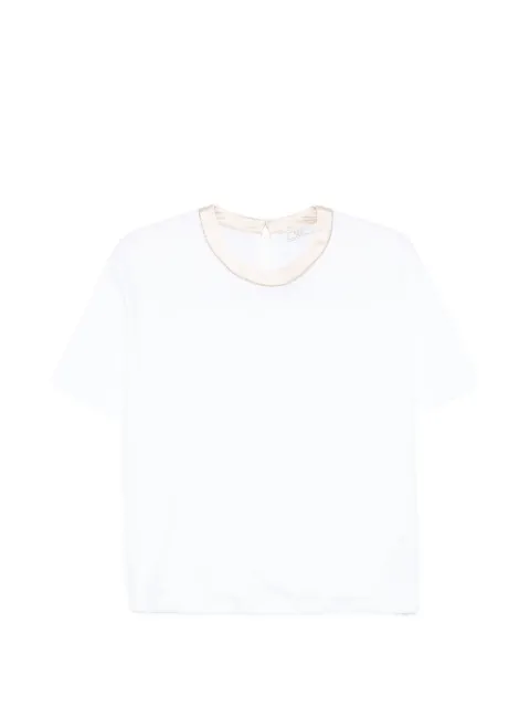 Peserico crew-neck T-shirt White A06737J00070B