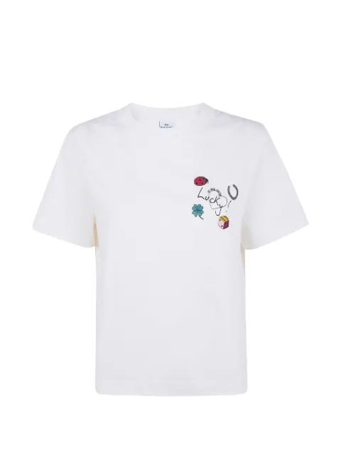 PS Paul Smith Charms graphic T-shirt White W2R430VVP5567