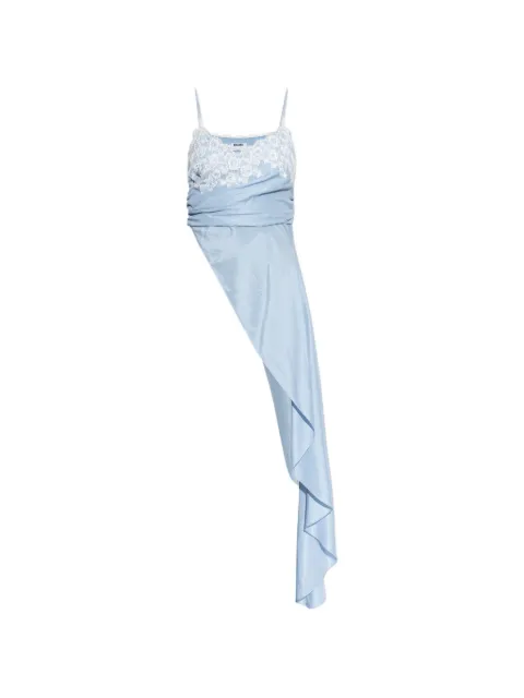 Moschino lace asymmetric blouse Blue 08010545