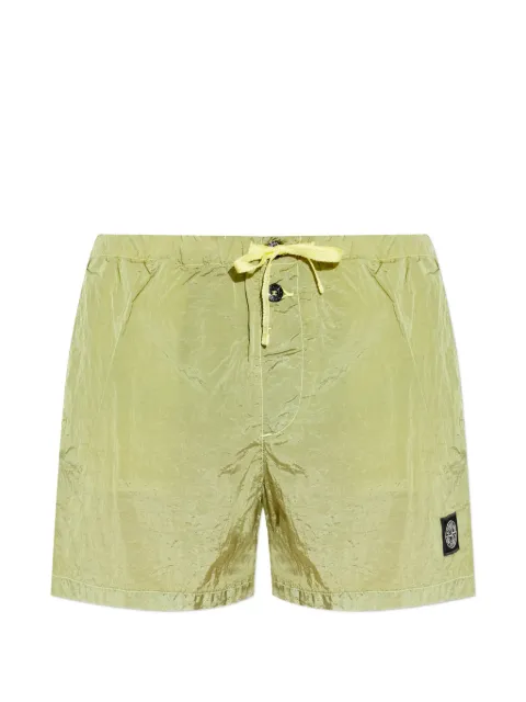 Stone Island logo-patch swim shorts Green L1S15B100003S0043