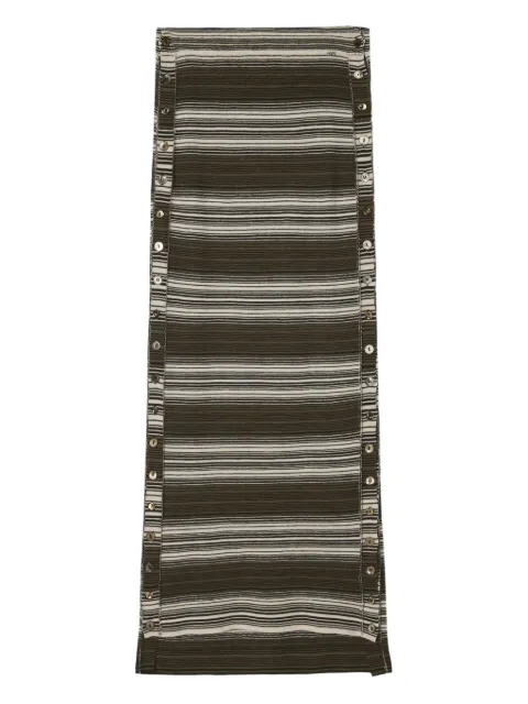 Miss Sixty striped maxi skirt Brown 6M1RJ92000H22