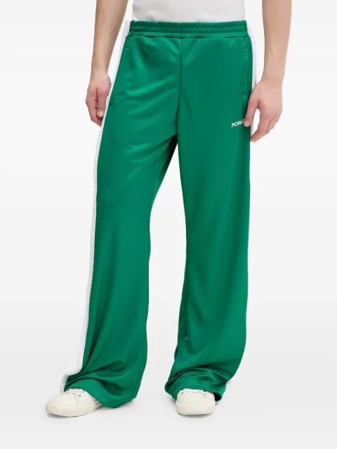 Fiorucci stripe-detail trousers Green U02SPBPA057PL01GN02