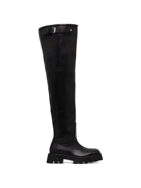 Fiorucci buckle strap boots Black W01FMASH281VL01