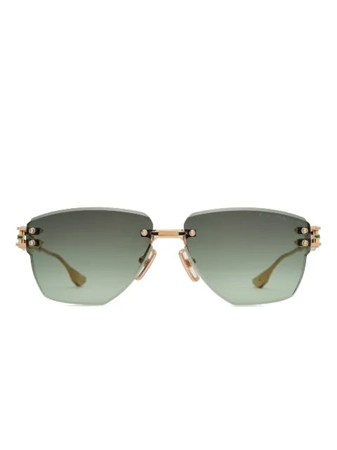 Dita Eyewear rimless geometric-frame sunglasses Gold DTS197