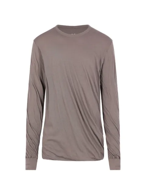 Rick Owens long-sleeved T-shirt Brown RU01F2258UCDB