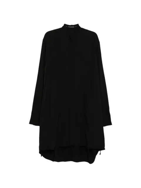 Julius band collar shirt Black 927SHM2BK