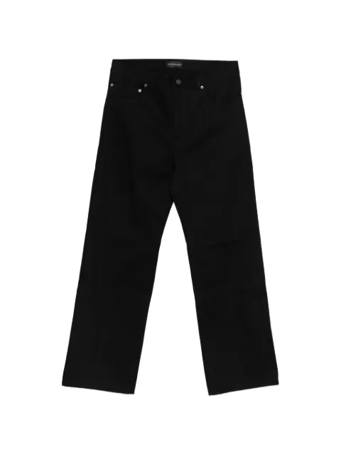 Balenciaga curved-knee jeans Black 857194TTWA4