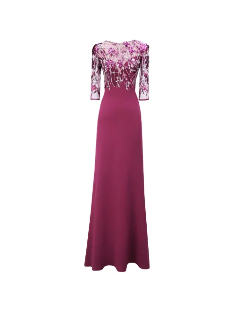 Gemy Maalouf beaded corset dress Purple GMSS257464LD
