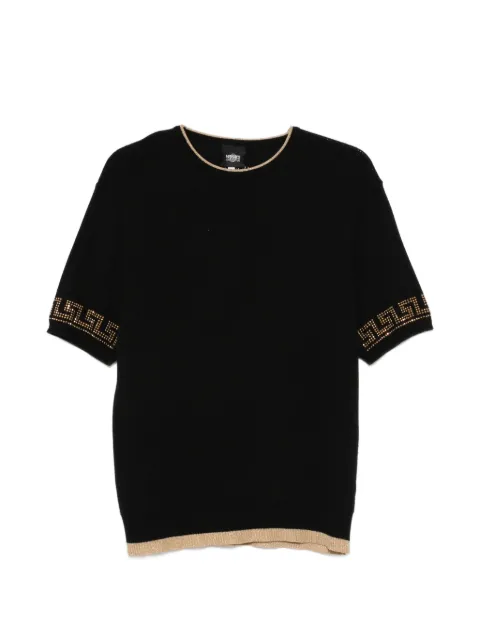 Versace Pre-Owned 2000s short-sleeve sweater Black VE350ADF