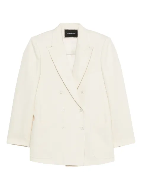 Fabiana Filippi double-breasted pocket blazer Neutrals GCD266F2160000L782