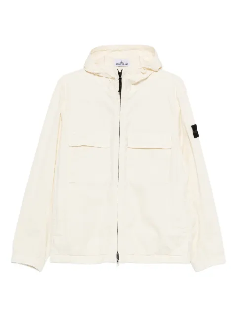Stone Island zip-up hooded jacket Neutrals L1S154100077S0A10