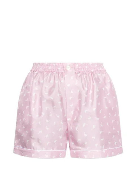 Moschino print shorts Pink 03260562