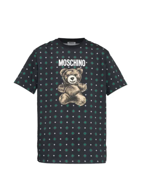 Moschino teddy pattern T-shirt Black V07170241