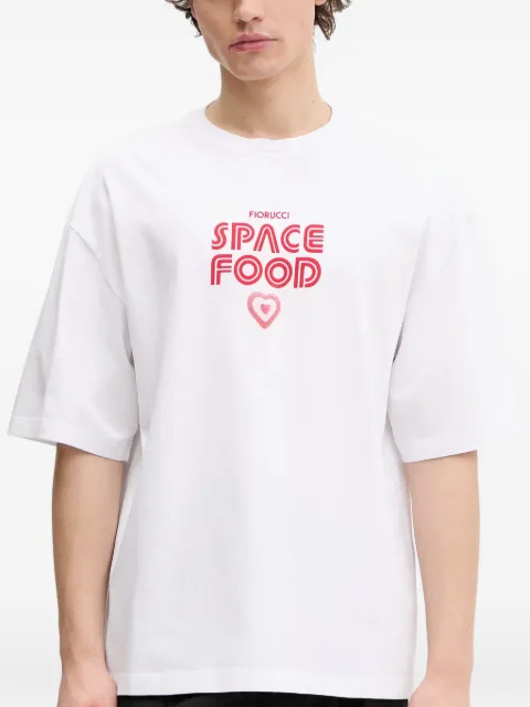 Fiorucci slogan-print T-shirt White U02SPTSH101CJ01WH03